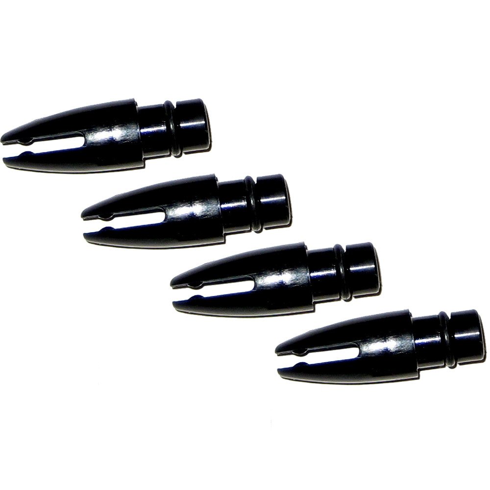 Rupp Replacement Spreader Tips for Rupp Outrigger- 4 Pack - Black