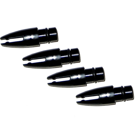 Rupp Replacement Spreader Tips for Rupp Outrigger- 4 Pack - Black