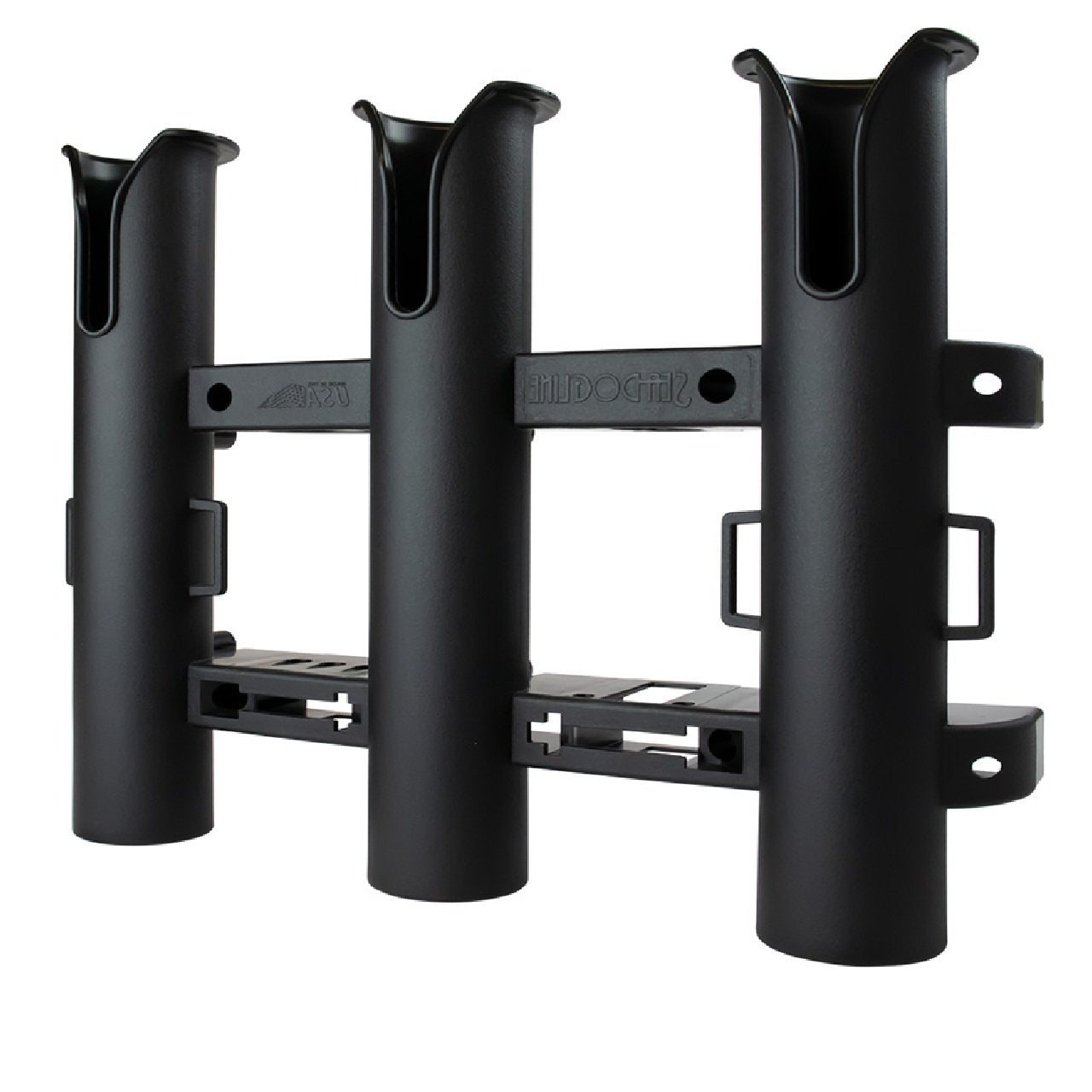 Sea-Dog Triple Threat Three Fishing Pole Rod Holder - Black