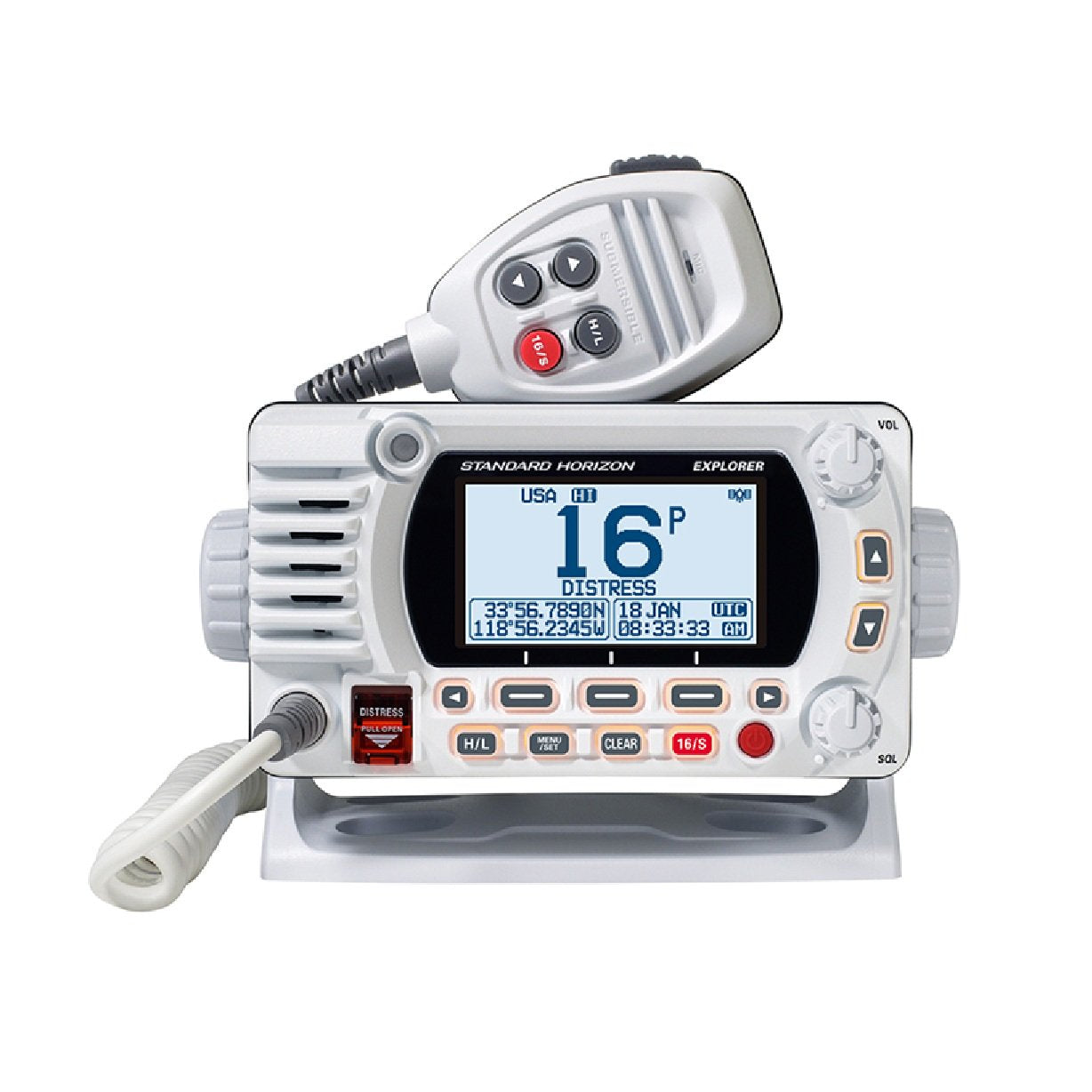 Standard Horizon GX1850 Fixed Mount VHF - NMEA 2000 - White