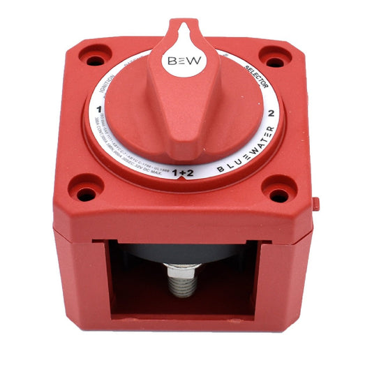 Bluewater Off/1/2/Both Battery Switch - Surface Mount - Red