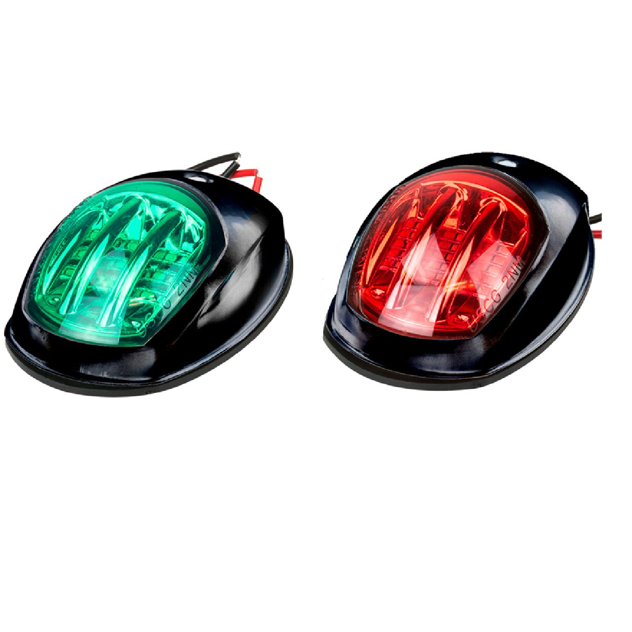 Sea-Dog Black LED Boat Navigation Lights - Port & Starboard