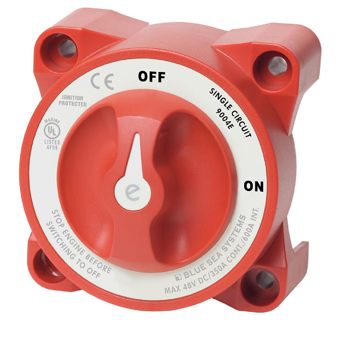 Blue Sea e-Series Battery Switch Single Circuit ON/OFF w/Alternator Disconnect