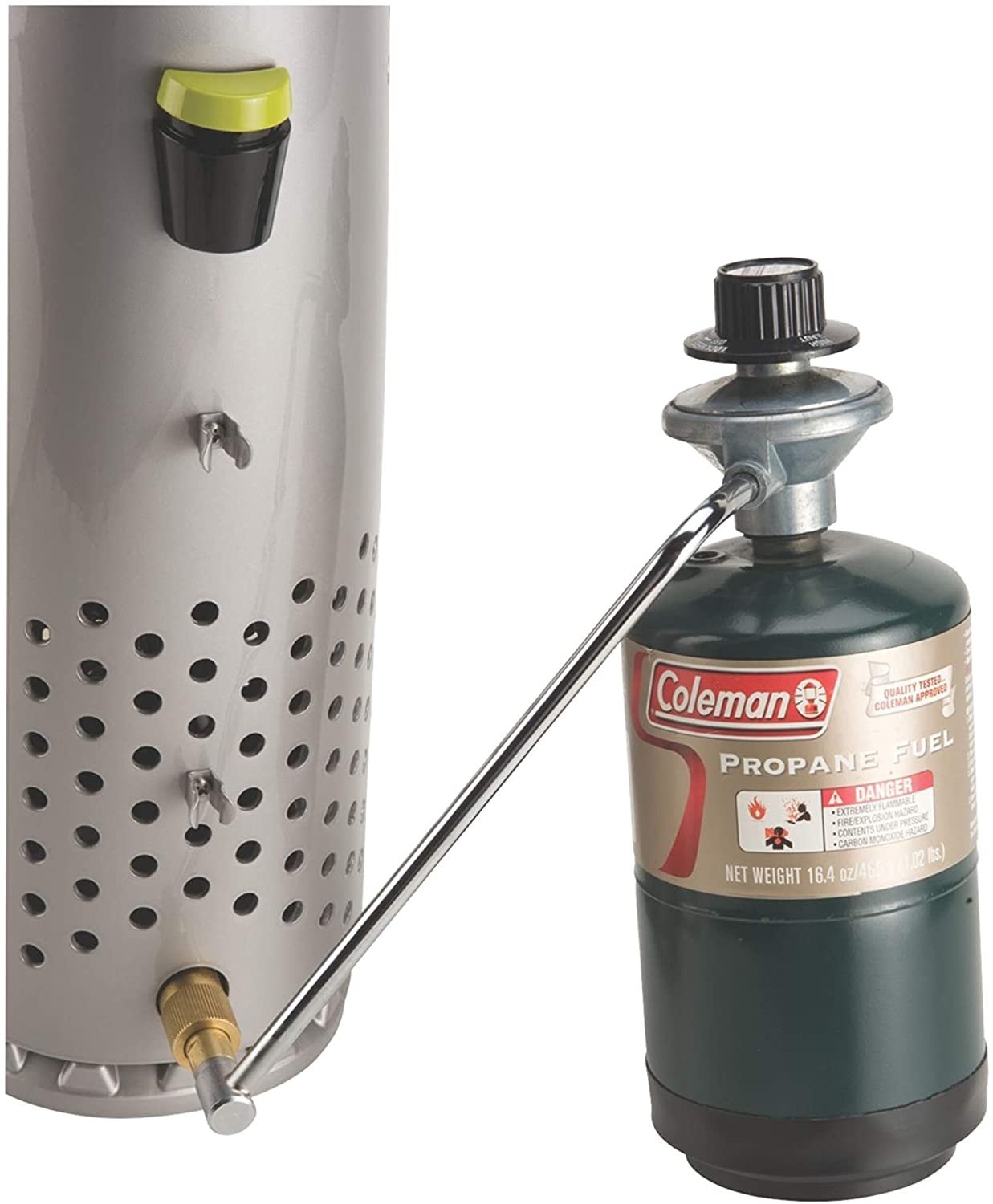 Coleman QuikPot Propane Coffee Maker RV Marine Camping 10-Cup Portable Brewer