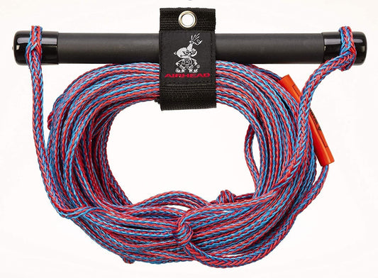 Ski Rope Airhead Water Ski Rope with Rubber Handle, 1 Section, 75-Feet