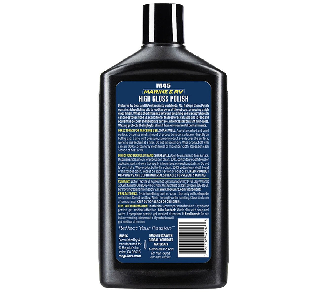 Meguiar's #45 Boat/RV Polish & Gloss Enhancer - 16oz Bottle