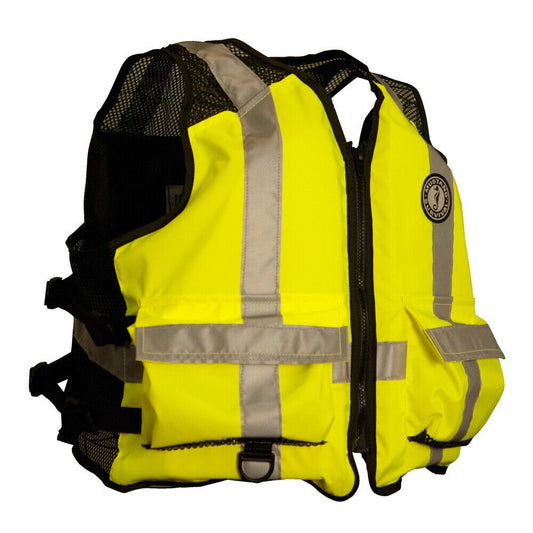 Mustang High Visibility Industrial Mesh Vest - XXL/XXXL