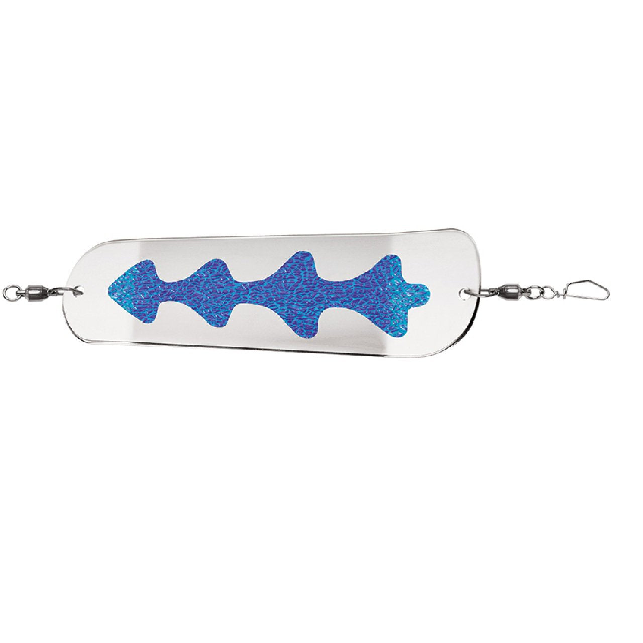 Luhr-Jensen Money Roll Flasher - 8-1/4" Fishing Lure- Chrome Ladder