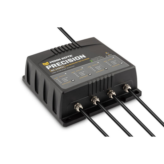 Minn Kota 1834401 MK-440PCL On-Board Precision Battery Charger - 4 Bank, 10 Amps