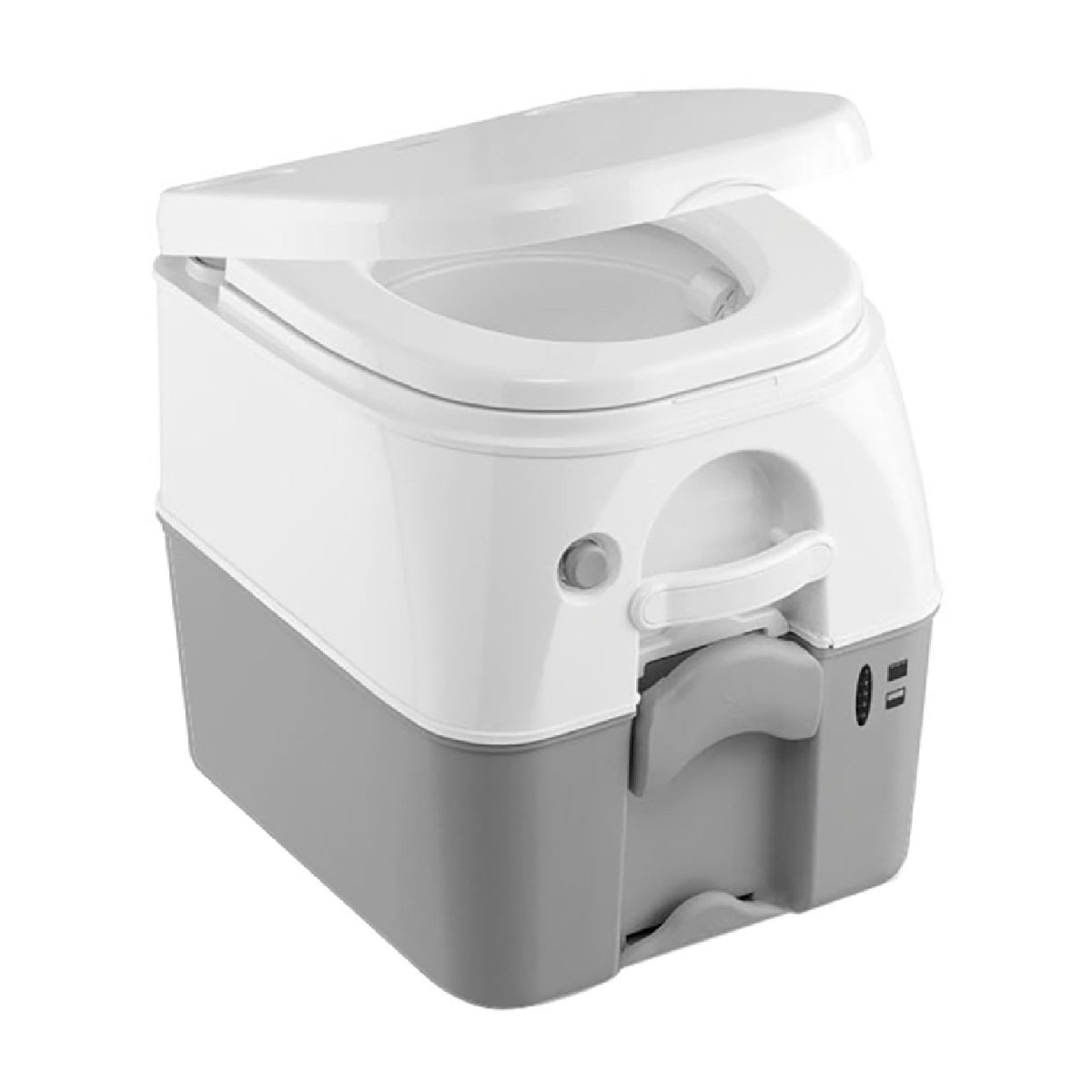 Dometic 975 Portable Toilet w/Mounting Brackets - 5 Gallon - Grey