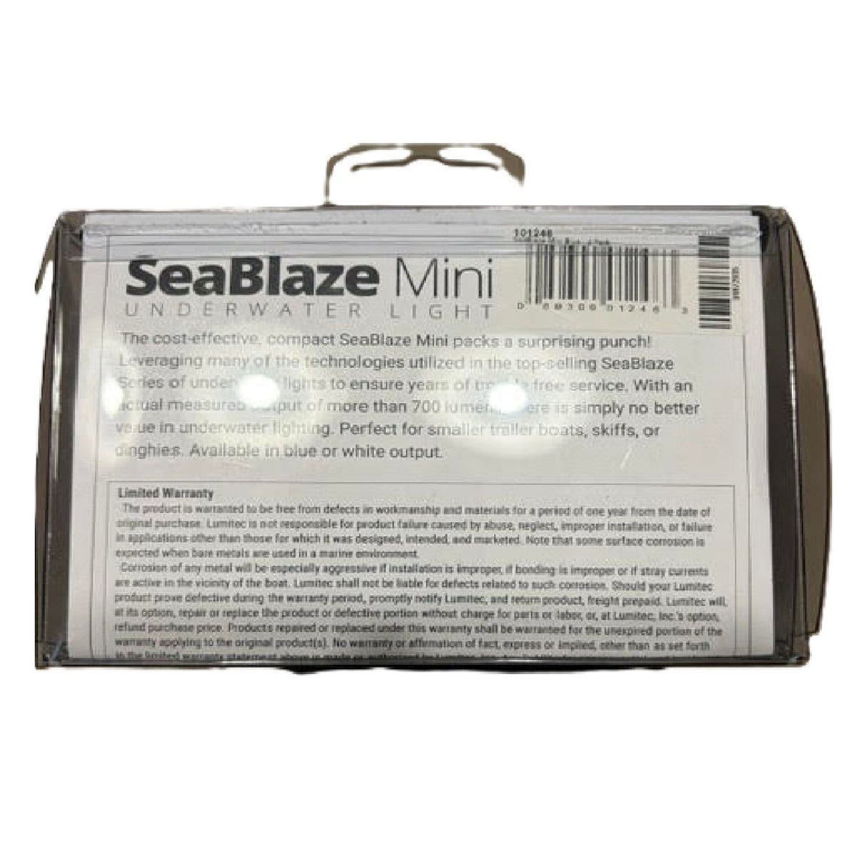 Lumitec SeaBlaze Mini Underwater Light Pair Brushed Finish Blue Non-Dimming-BM1