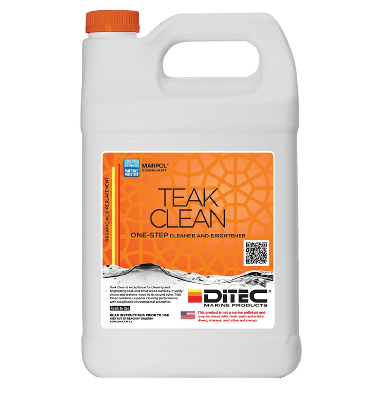 DiTEC Teak Clean -Boat Teak Cleaner Gallon
