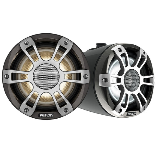 Fusion Signature Series 3i 6.5" Boat Wake Tower CRGBW Speakers - Black