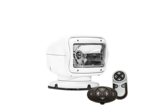 Golight Radioray GT Series Permanent Mount - White Halogen - Wireless Handheld & Wireless Dash Mount Remotes