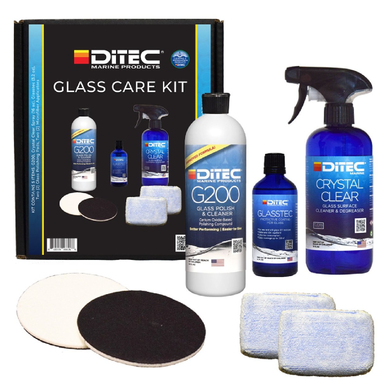 DiTEC Marine Glass Care Kit Boat care kit