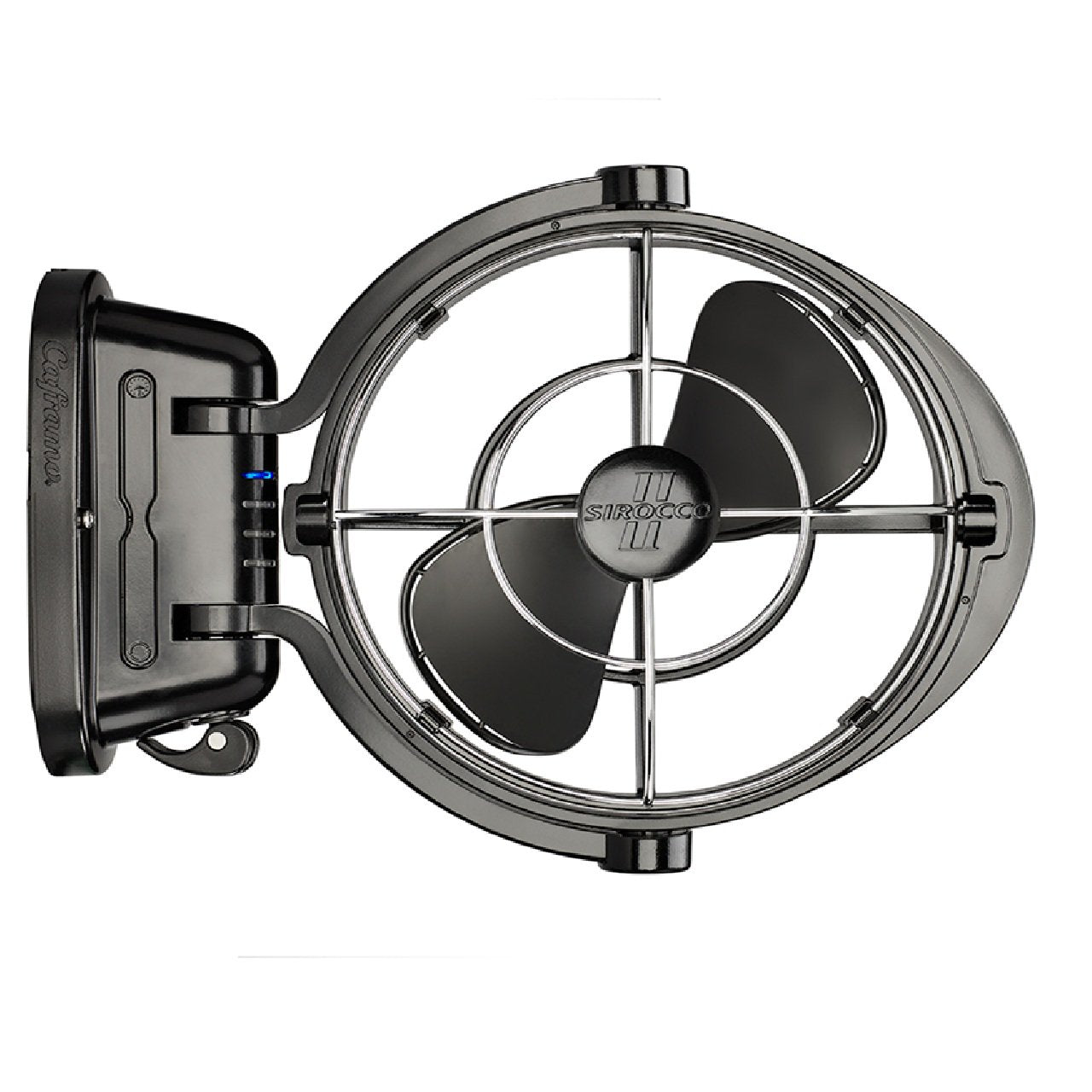 SEEKR by Caframo Sirocco II 3-Speed 7" Gimbal Boat Fan - Black - 12-24V