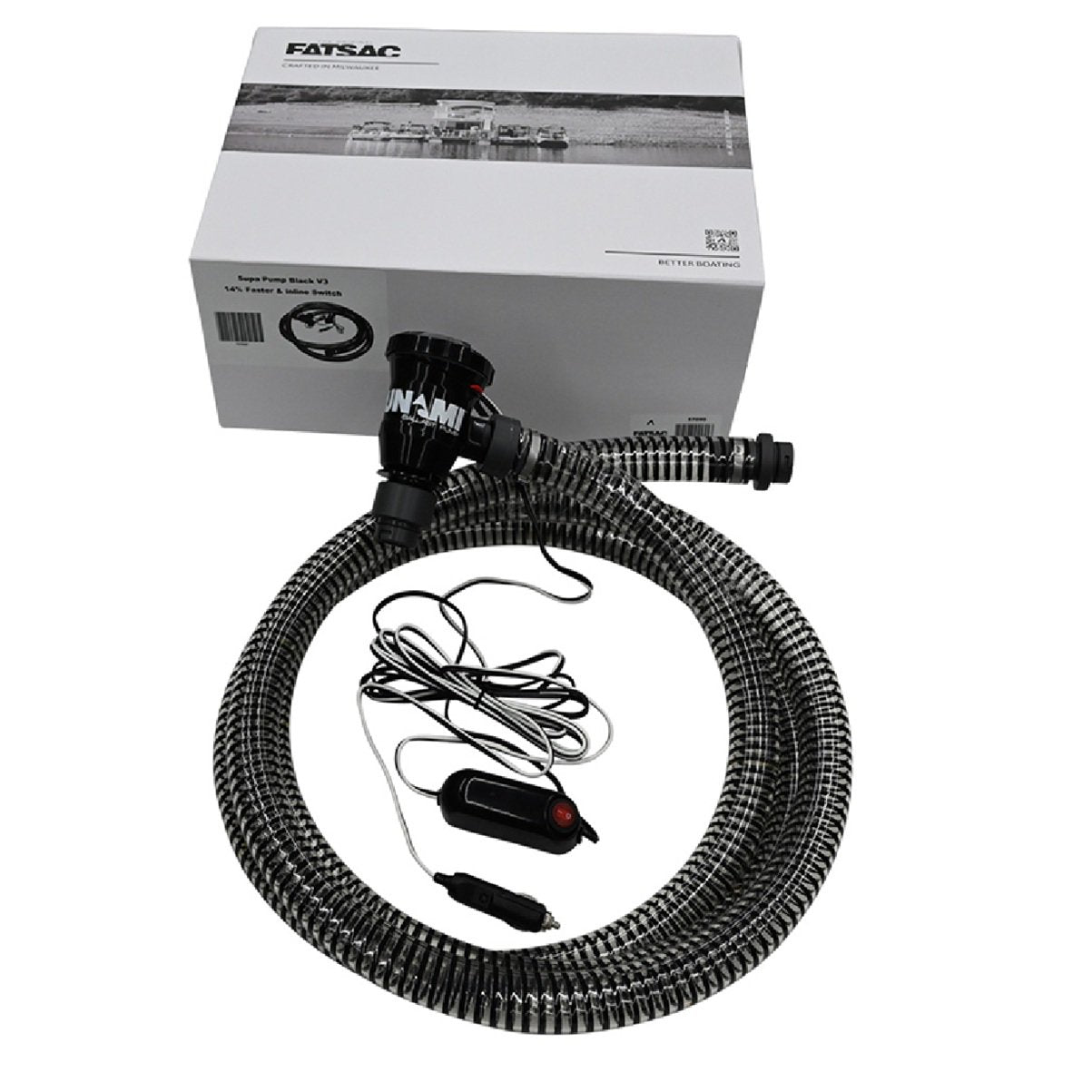 FATSAC Supa Pump 3.0 w/Inline Switch For FATSAC Boat Bags