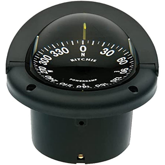 Ritchie HF-742 Helmsman Compass - Flush Mount - Black