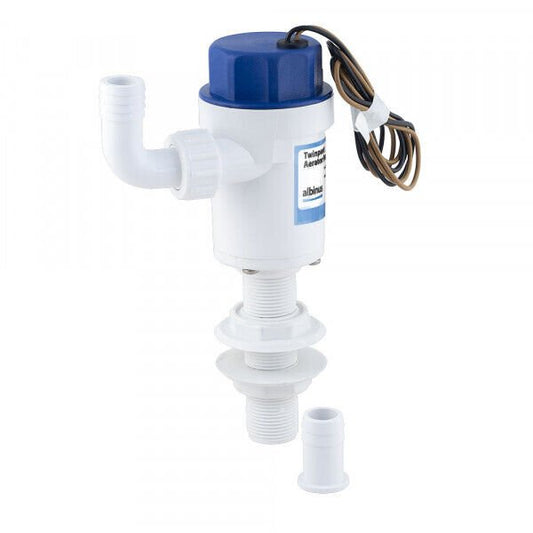 Albin Group Cartridge Aerator Pump - 750 GPH - 12V - Straight