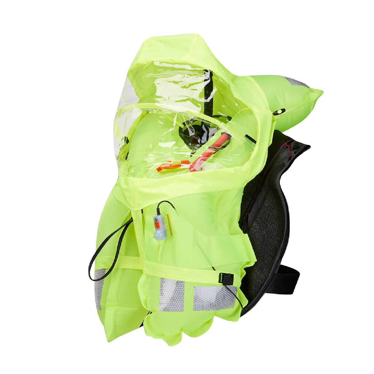 Mustang Atlas 190 DLX Open Ocean Inflatable PFD - Red/Black