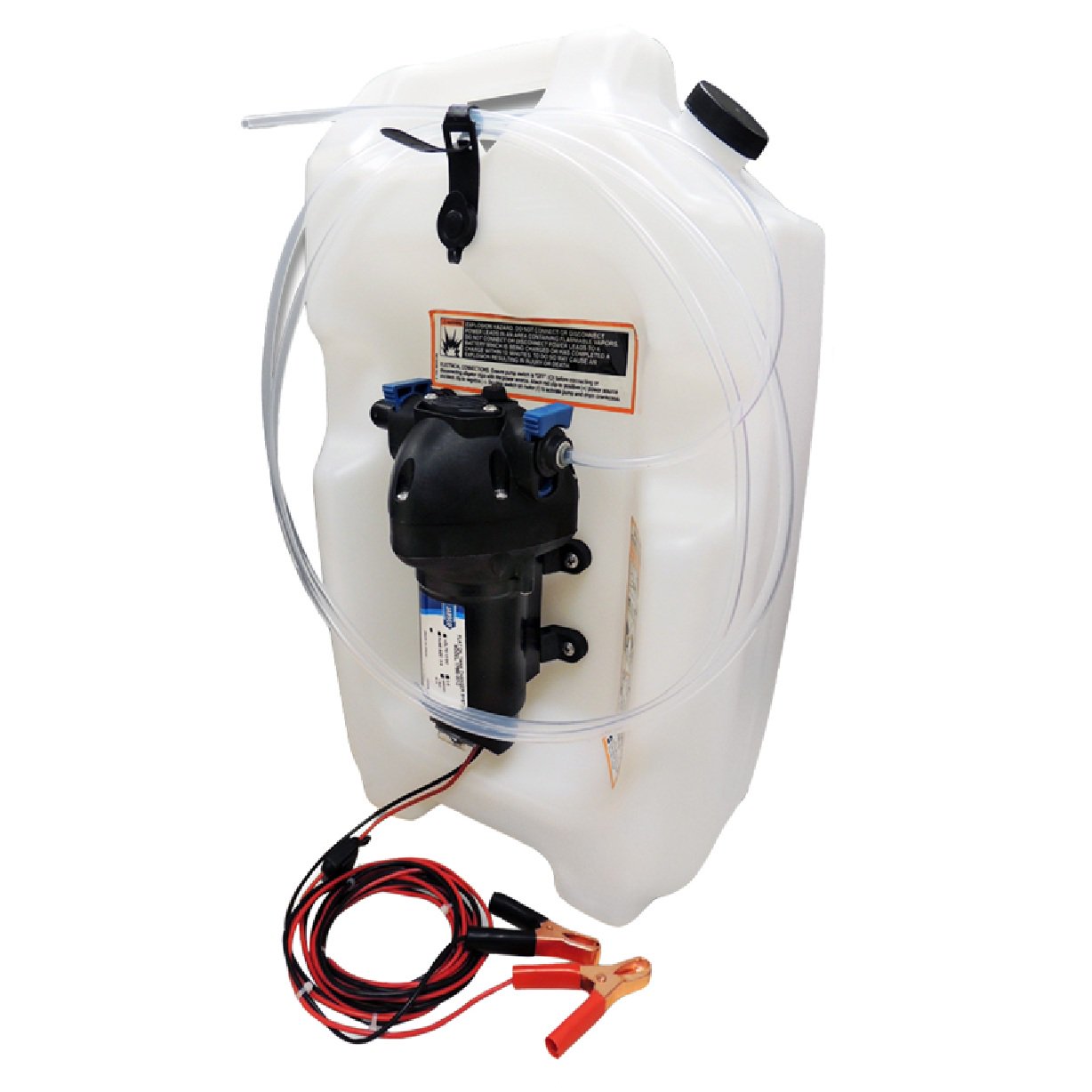 Jabsco Flat Tank Boat Oil Changer System - 3-1/2 Gallon Tank - 12V