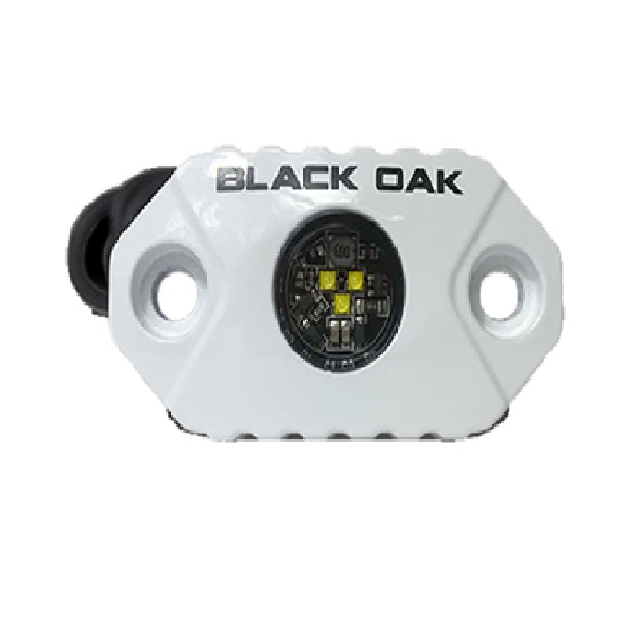 Black Oak Rock Boat Accent Light - Green LEDs - White Housing