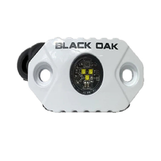 Black Oak Rock Boat Accent Light - Green LEDs - White Housing