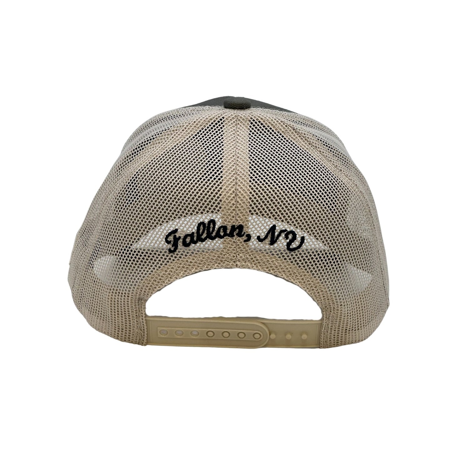 Adamsbuilt Olive Logo Trucher Stle Fishing Hat -OSFM