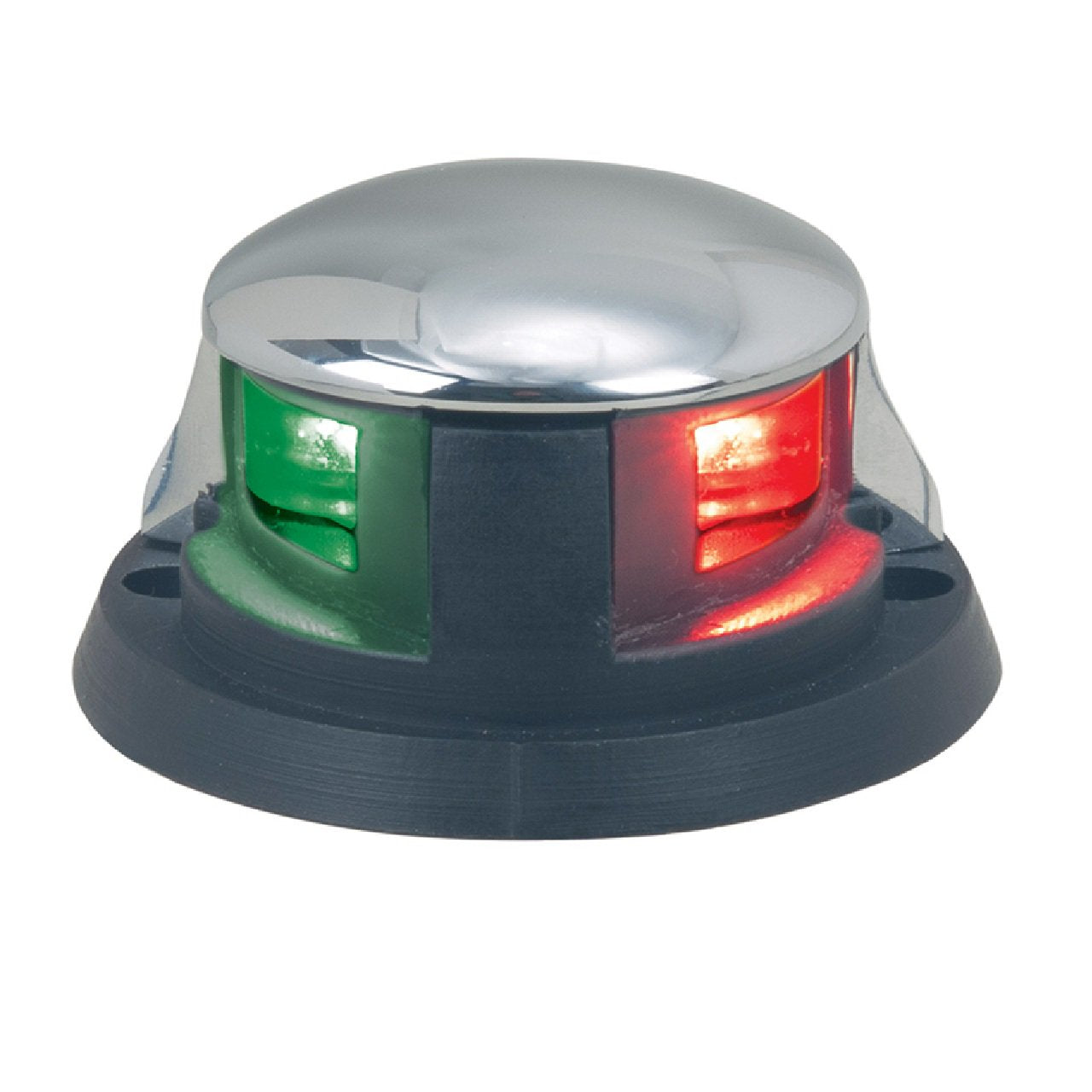 Perko Bi-Color LED Horizontal Mount Nav Light - Chrome Plated Zinc