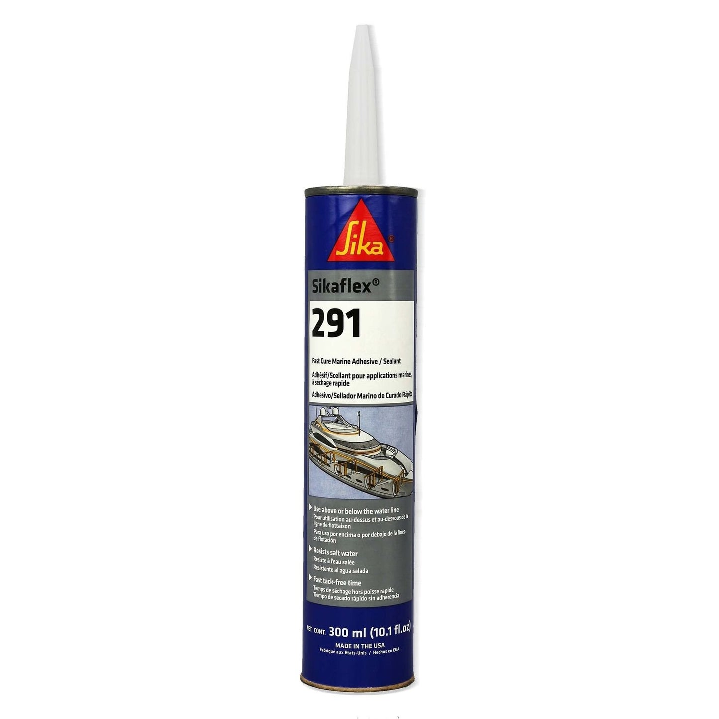 Sika Sikaflex® 291 Fast Cure Adhesive & Sealant 10.3oz(300ml) Cartridge - Black