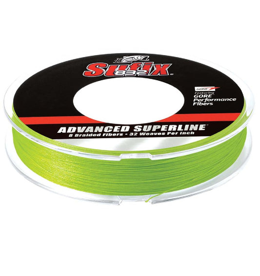 Sufix 832® Advanced Superline® Braid - 15lb - Neon Lime - 300 yds