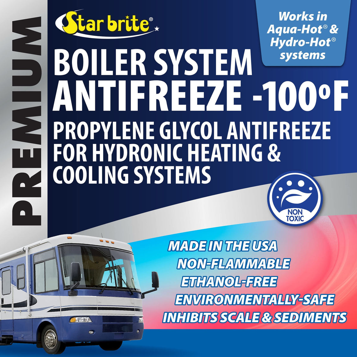 STAR BRITE Premium Boiler System Antifreeze Fluid - 1 Gallon (032700)