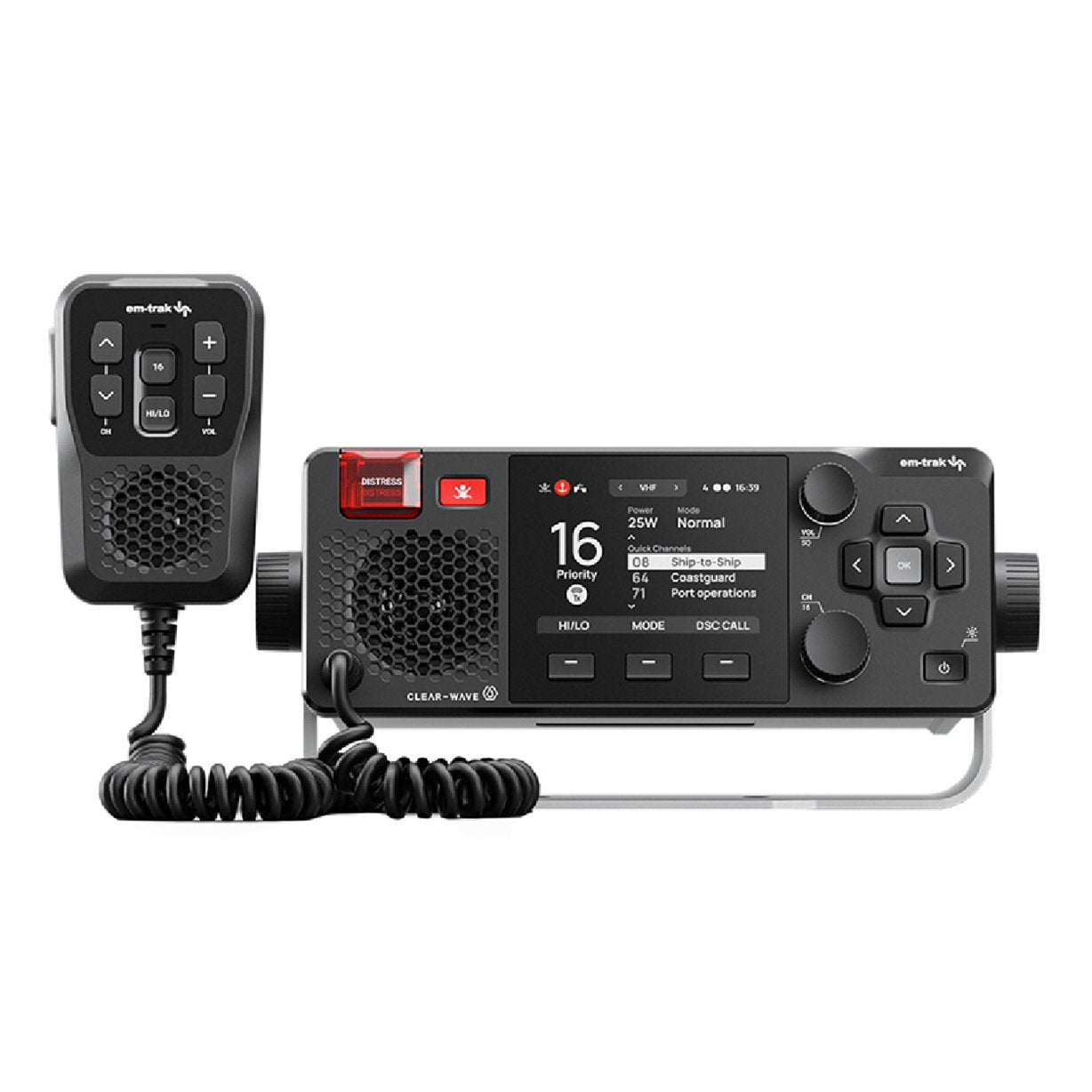 em-trak X100 VHF Boat Radio w/Class B AIS