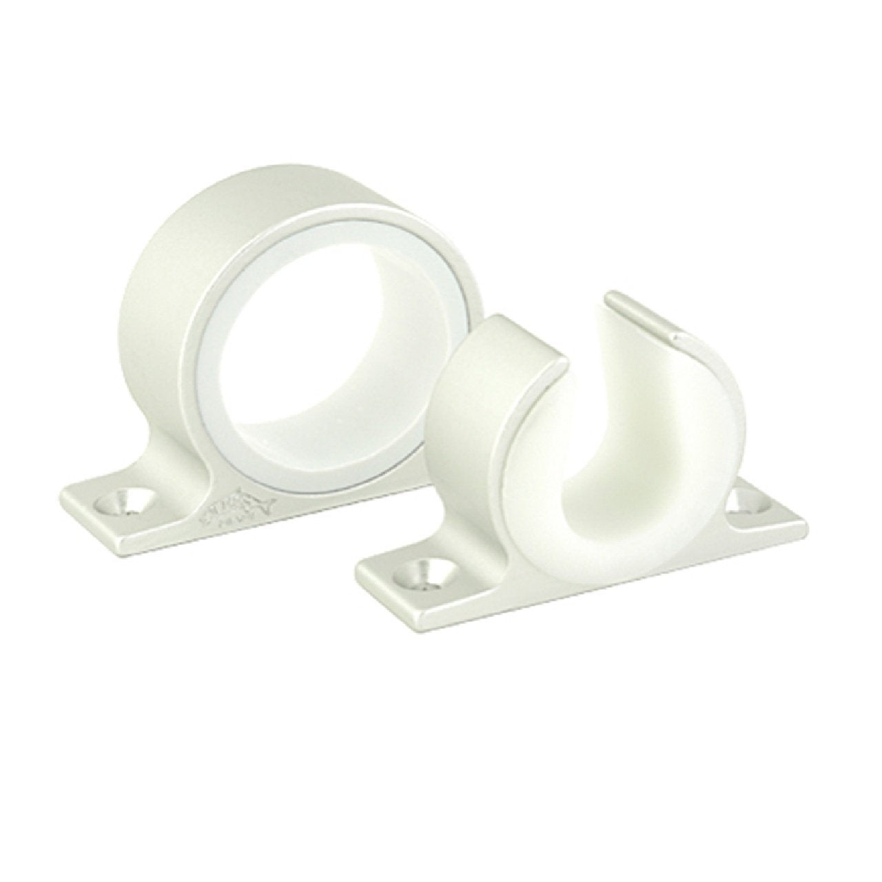 Lee's Single Fishing Rod Rack Set - Satin Silver Finish