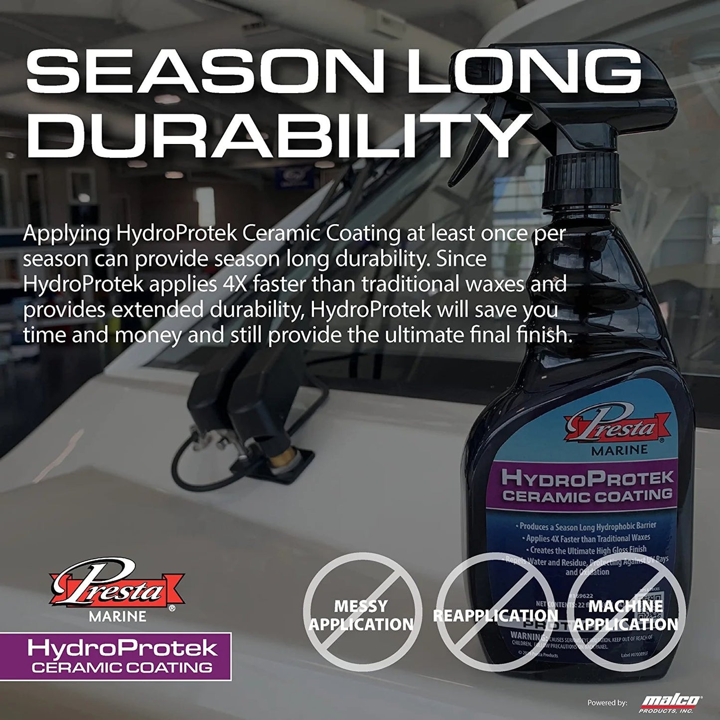 Presta HydroProtek Ceramic Coating - Protectant for Boats & RVs / High Gloss