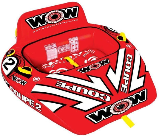 WOW Coupe Cockpit 2 Person Inflatable Towable Cockpit Tube for Boating,