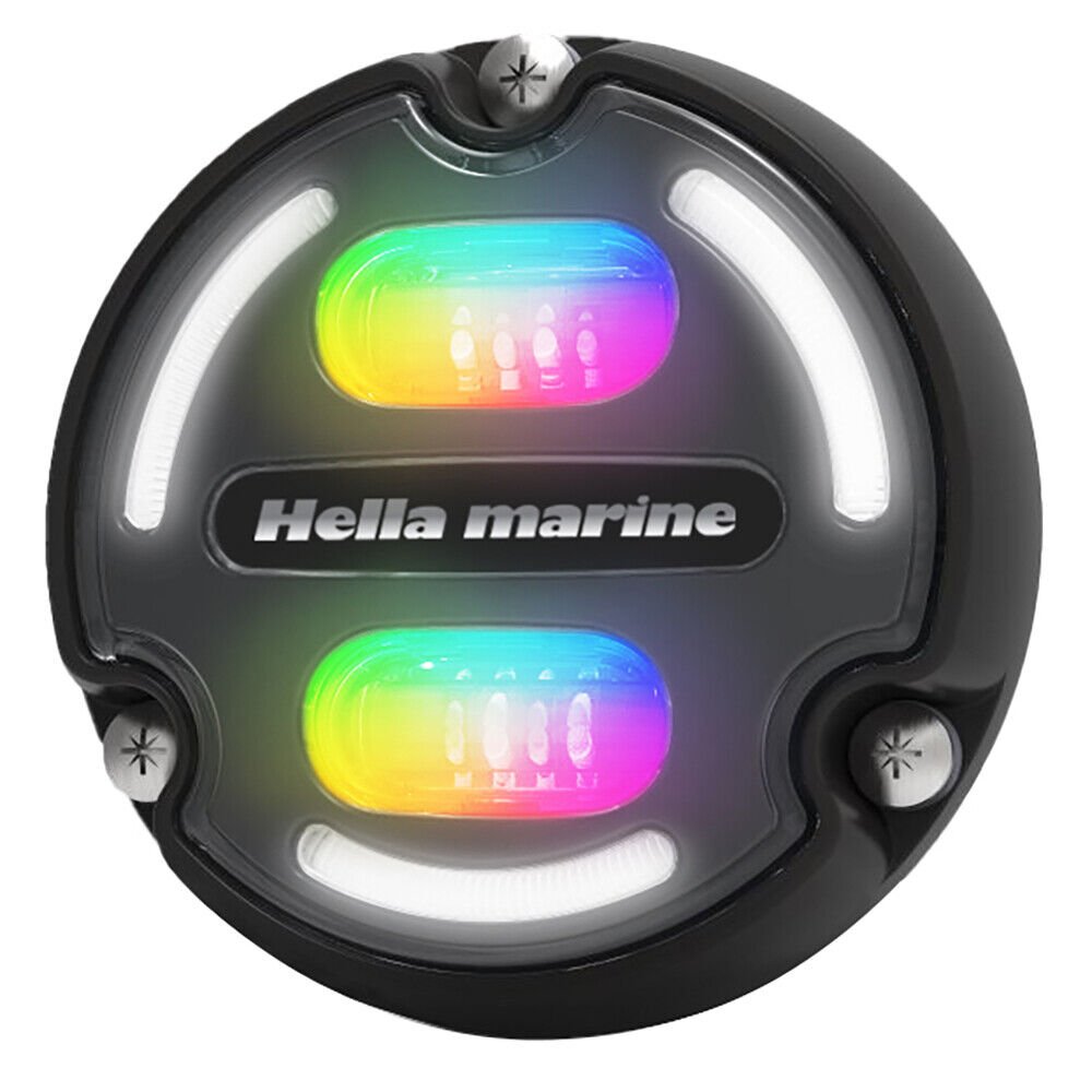 Hella Marine 016148-001 3000 Lumens A2 Underwater Light Charcoal Lens with Edge