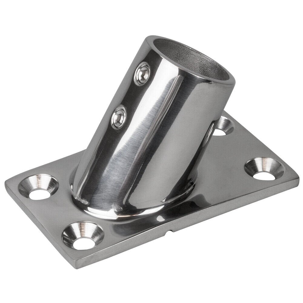 Sea-Dog 281601-1 1.875 x 3.25 in. Rail Fitting Rectangular Base with 60 deg 316