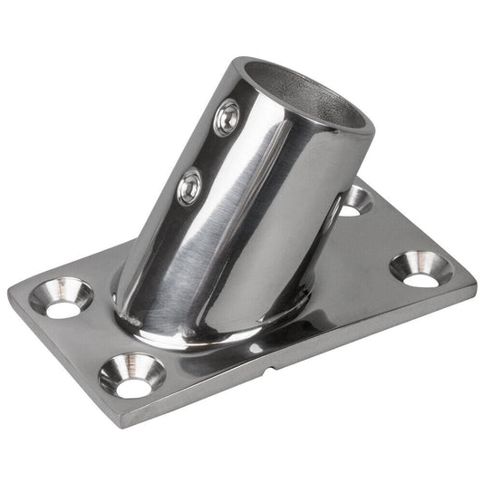 Sea-Dog 281601-1 1.875 x 3.25 in. Rail Fitting Rectangular Base with 60 deg 316