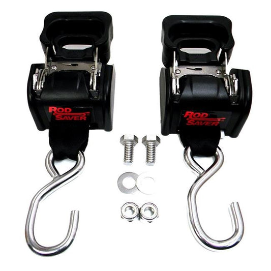Rod Saver SS Retractable Transom Tie-Down - 40" - Pair