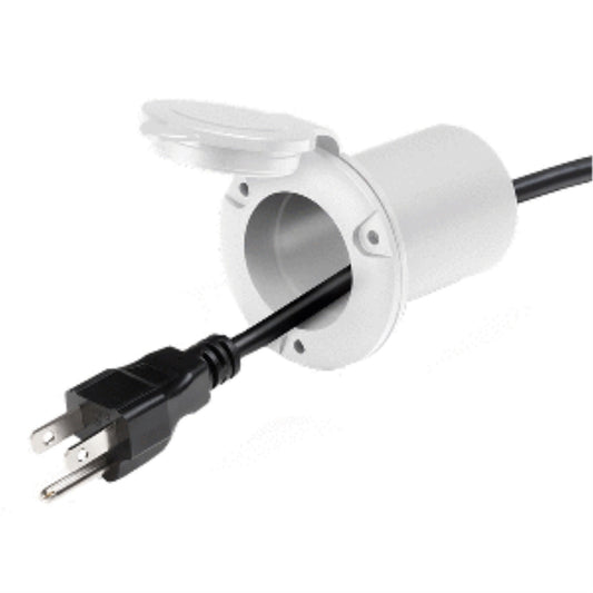 Guest AC Universal Plug Holder - White