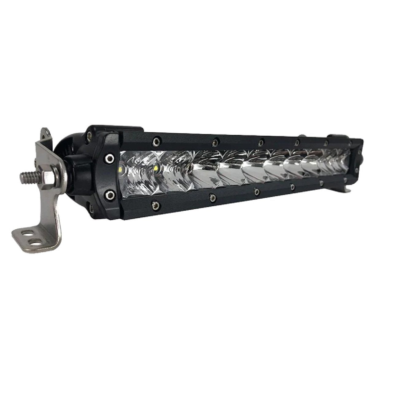 Black Oak 10" Single Row LED Light Bar - Combo Optics - Black Housing