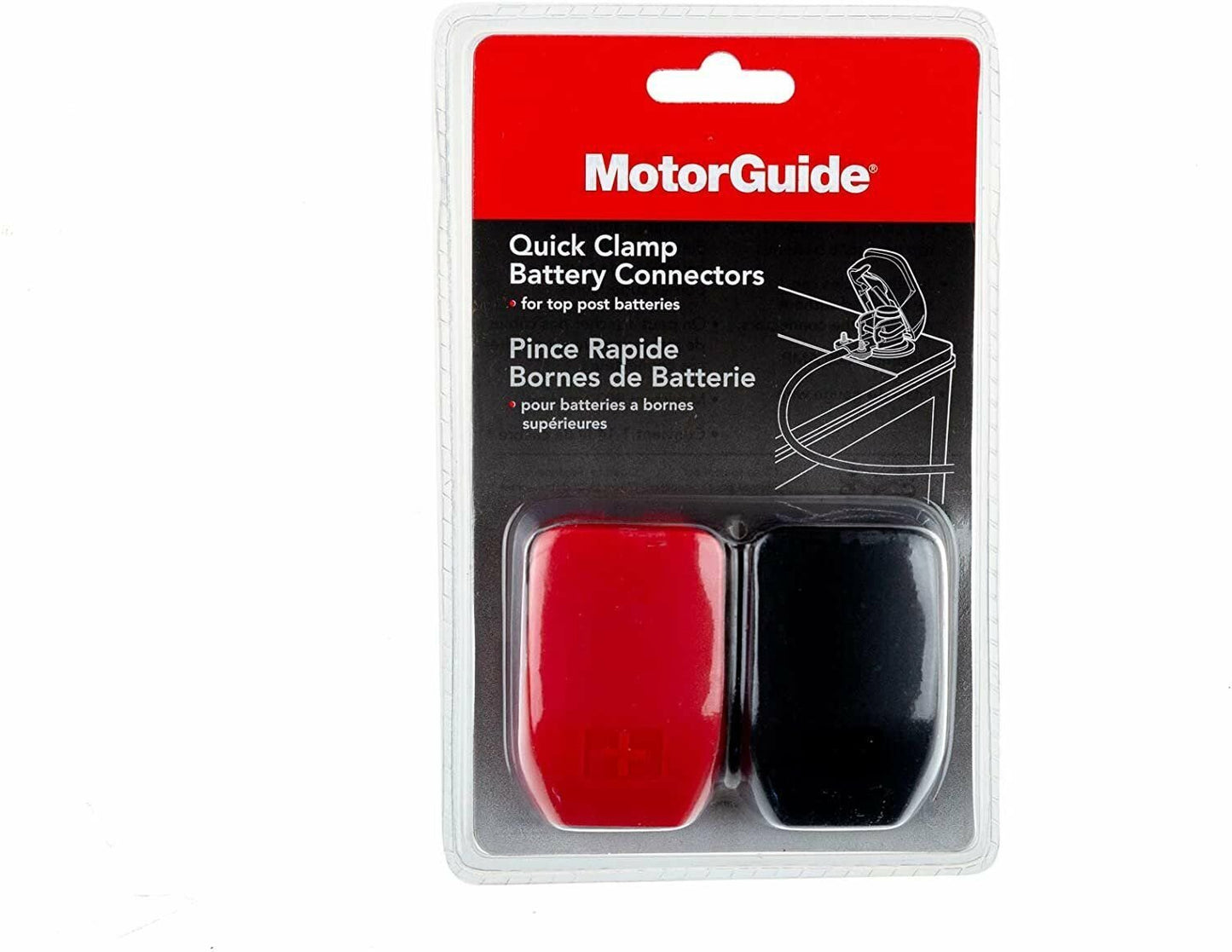 Quick Clamp Battery Connectors MotorGuide 8M0092072  for 4-6 Gauge Wires —...