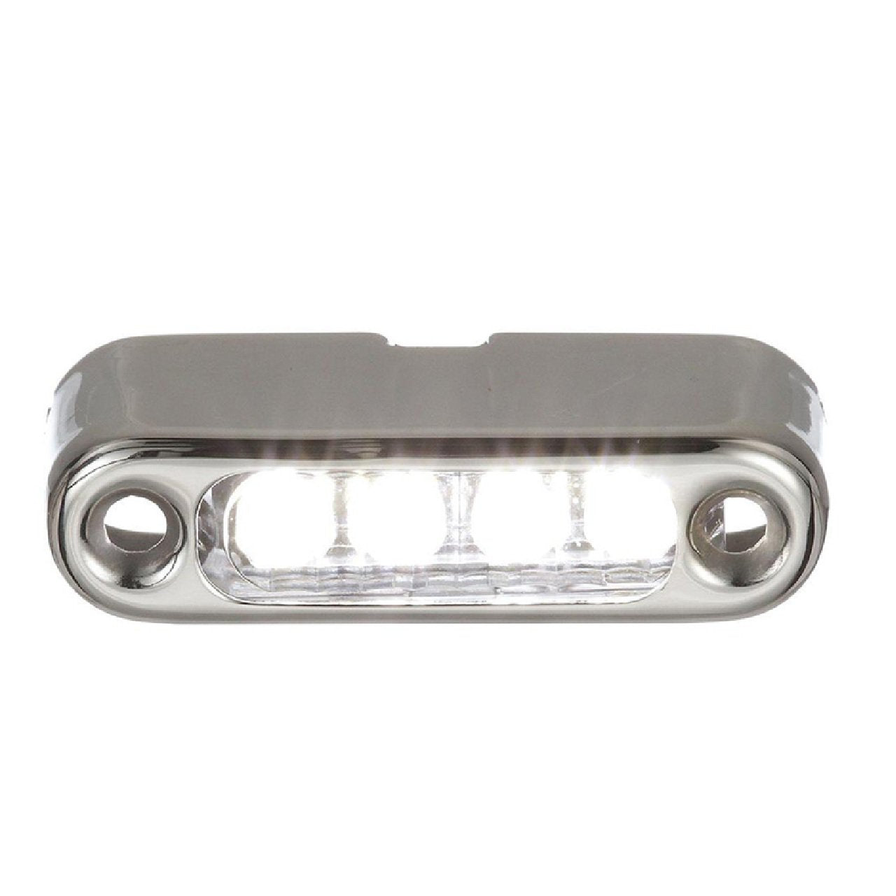 Attwood White LED Micro Boat Light w/Stainless Steel Bezel & Vertical Mount
