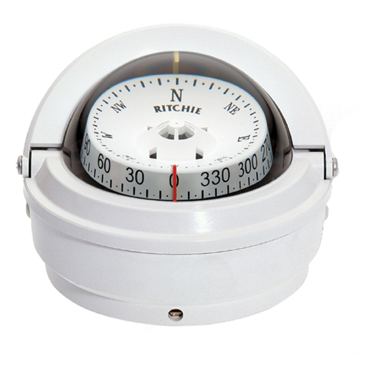 Ritchie S-87W Voyager Compass - Surface Mount - White
