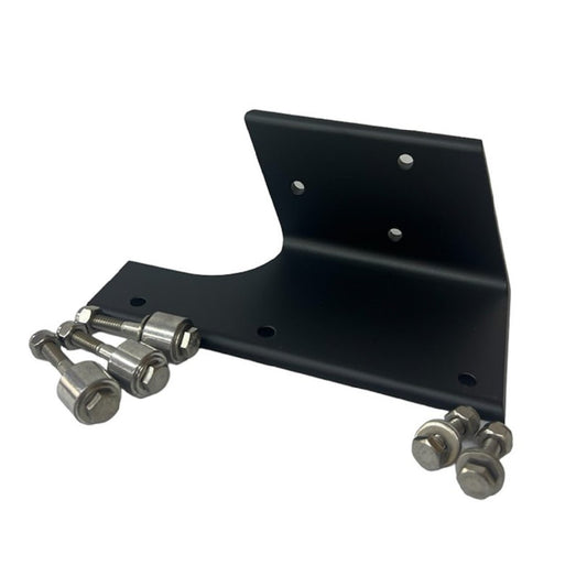 Transducer Shield & Saver to mount Transducer to Atlas Jack Plate w/offset LBAT6R3