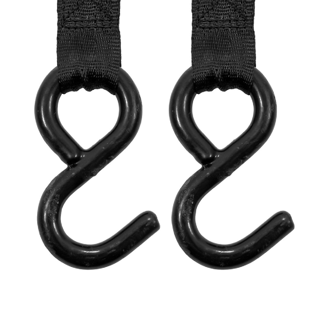 Camco Retractable Boat Trailer Tie Down Straps - 2" Width 5.5' Bolt On