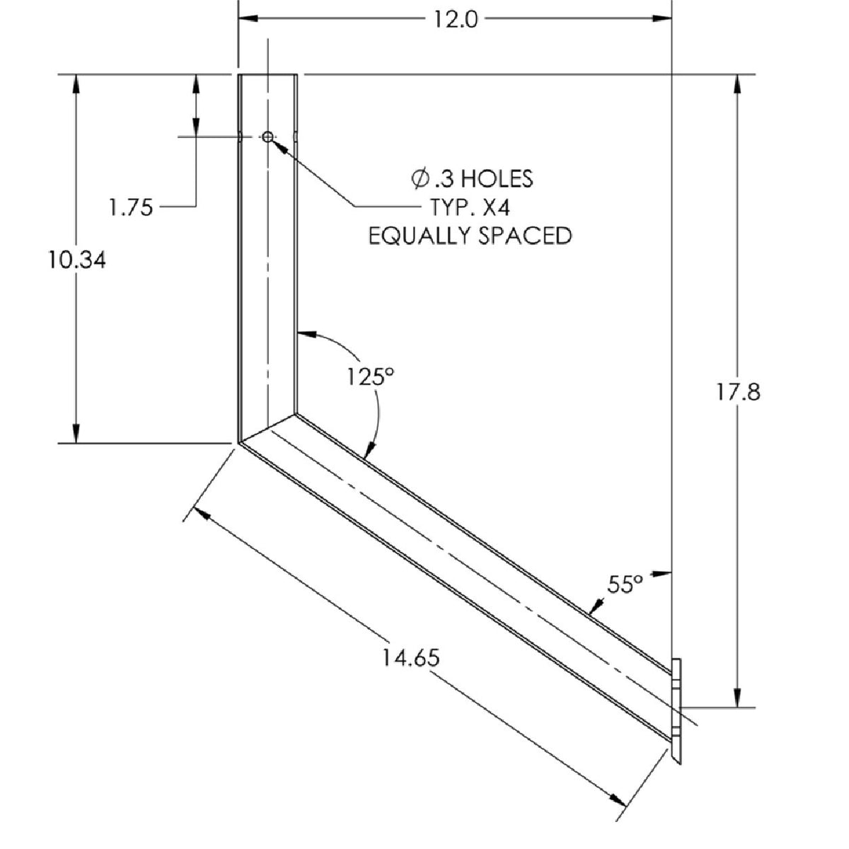 TACO Stainless Steel Boat Table Column (F16-0005A)