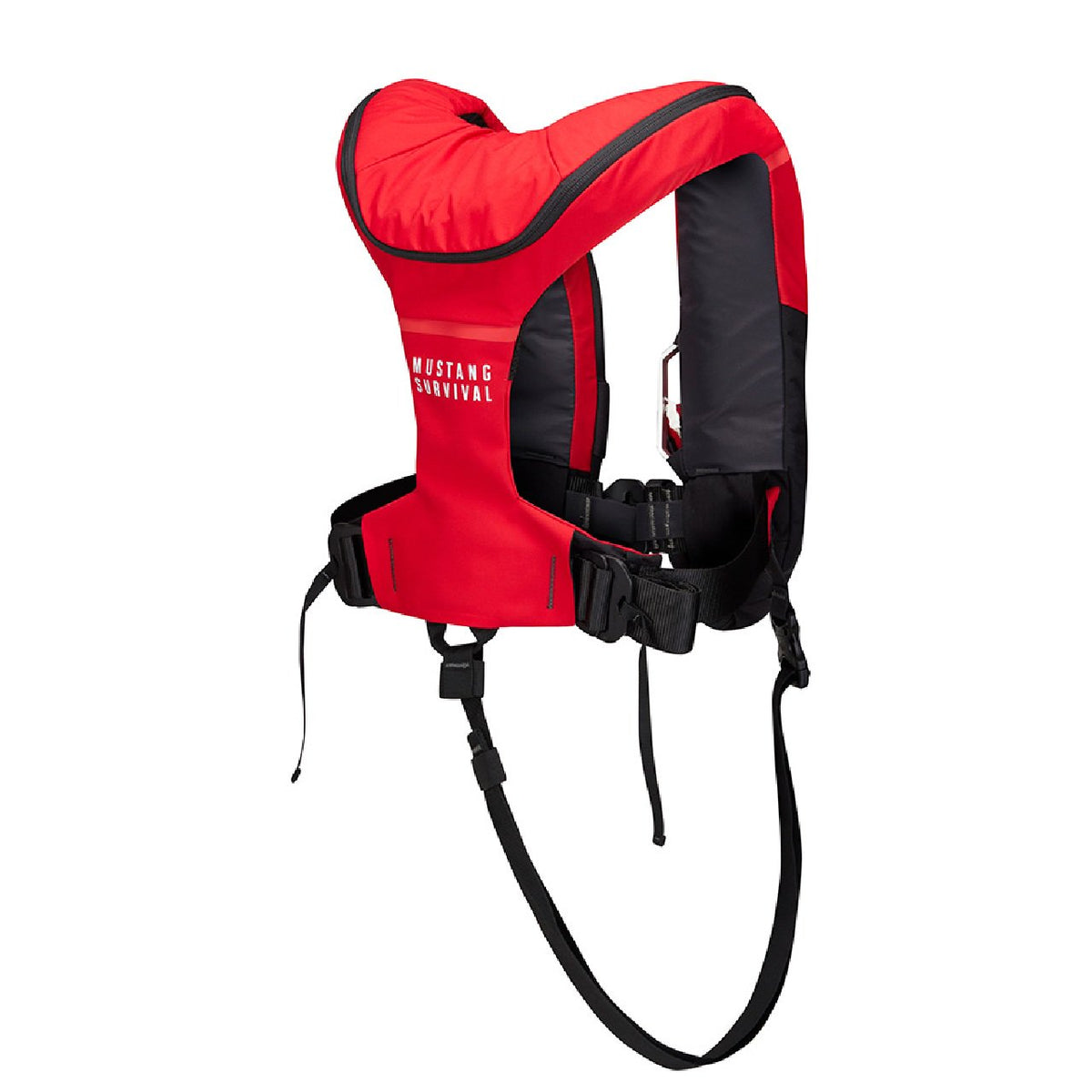 Mustang Atlas 190 DLX Open Ocean Inflatable PFD - Red/Black