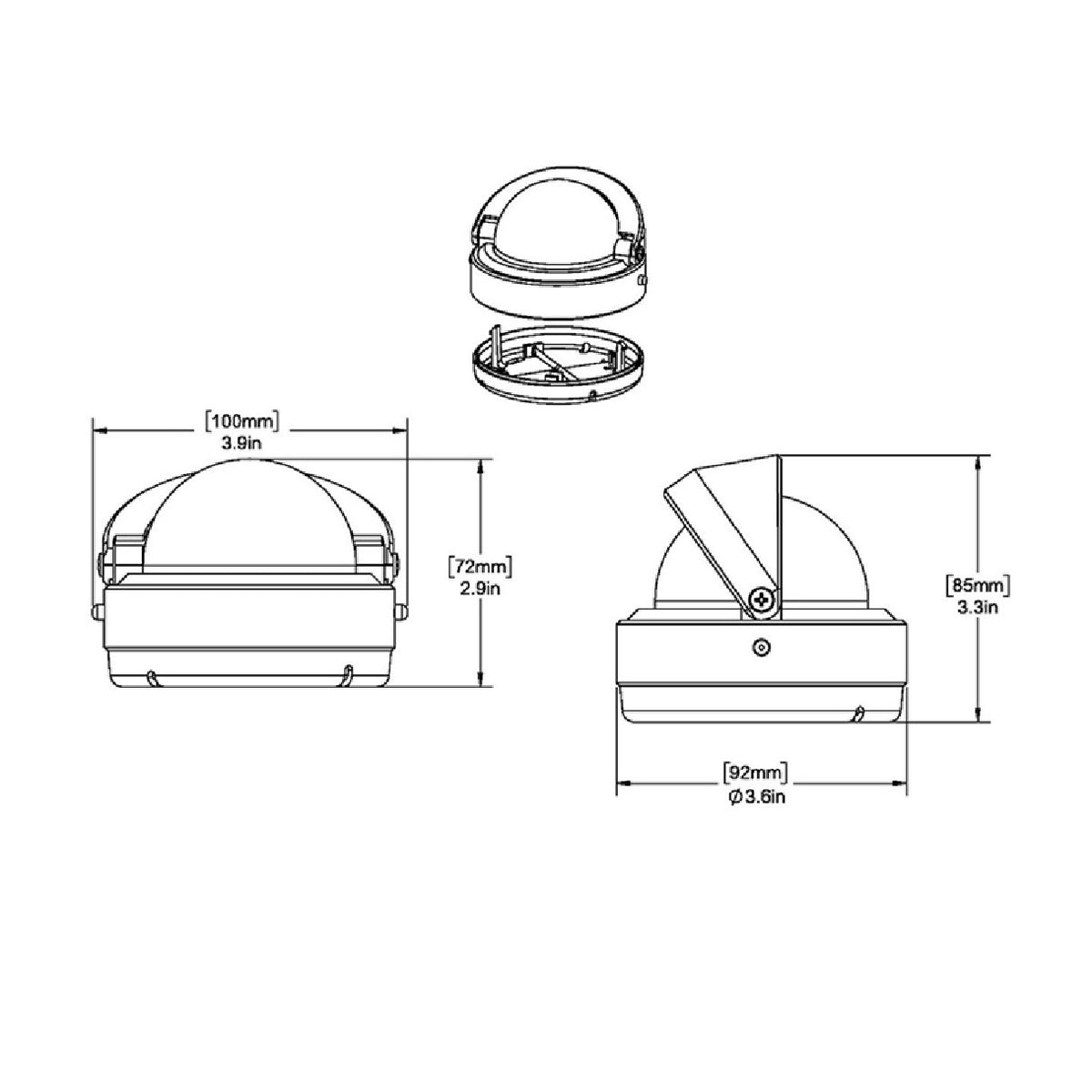 Ritchie Boat Compass S-53G Explorer Compass - Surface Mount - Gray